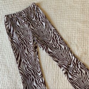 Zebra Print Pants